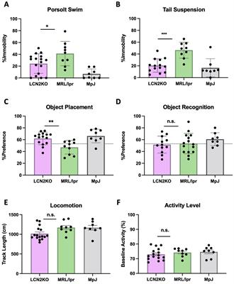 Lipocalin-2 drives neuropsychiatric and cutaneous disease in MRL/lpr mice